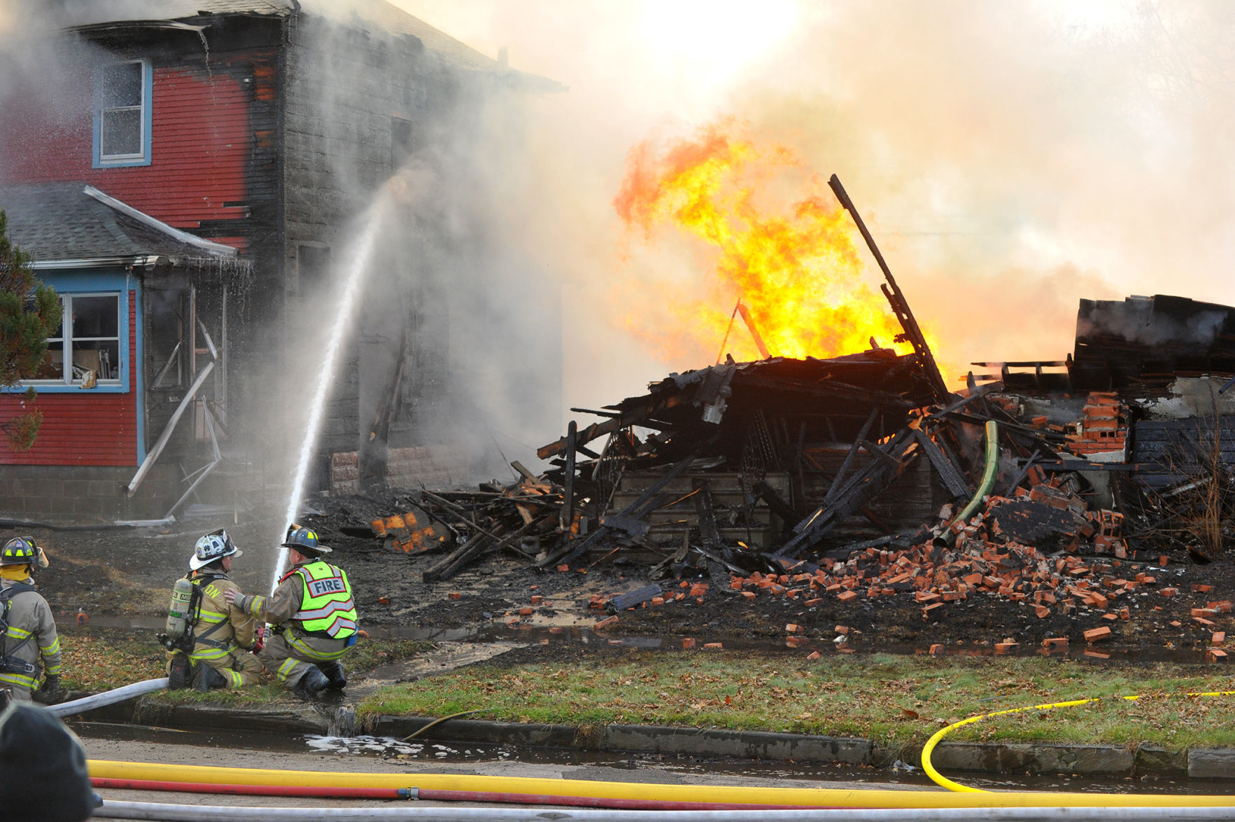 Silvis house fire on 8th street